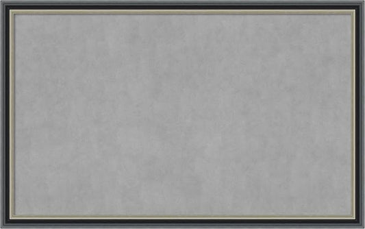 Amanti Art Black Framed Magnetic Board 27x43 Large Vision Board by AmantiArt