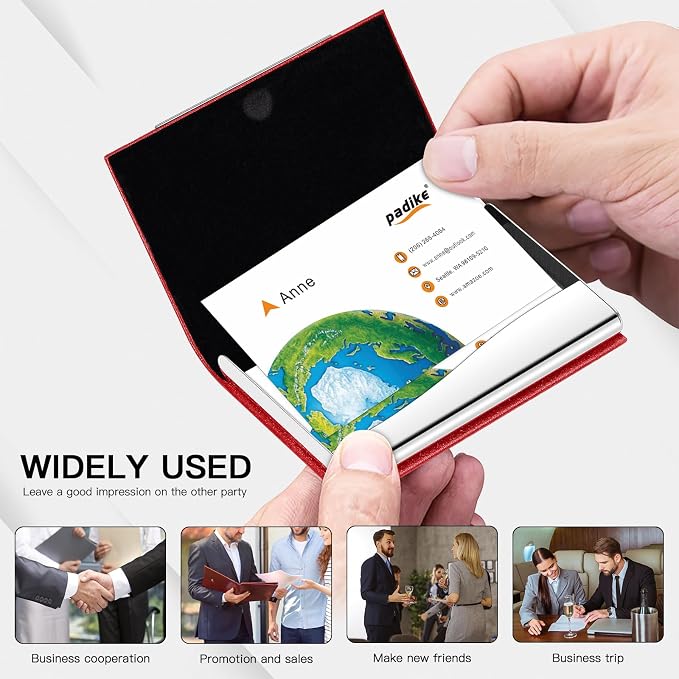 Padike Business Card Holder, RFID Protected - Image 6