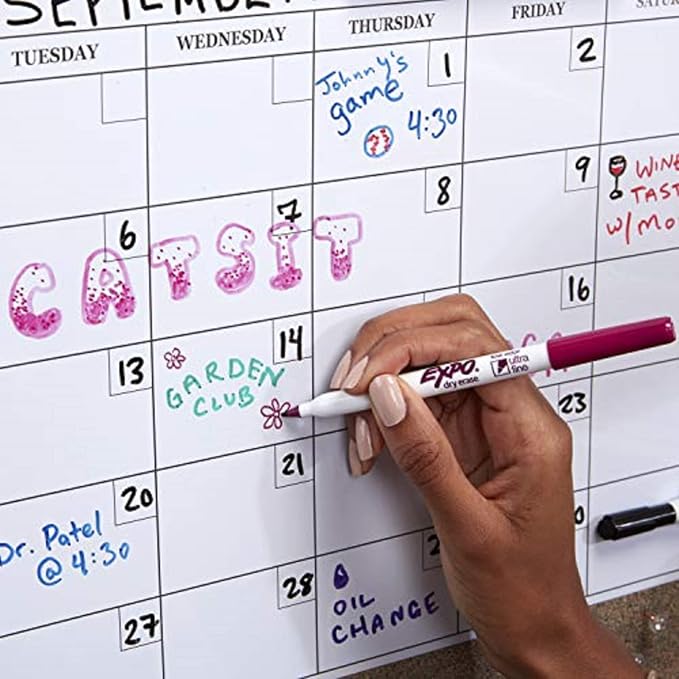 EXPO Low-Odor Dry Erase Markers, Ultra-Fine Tip - Image 6