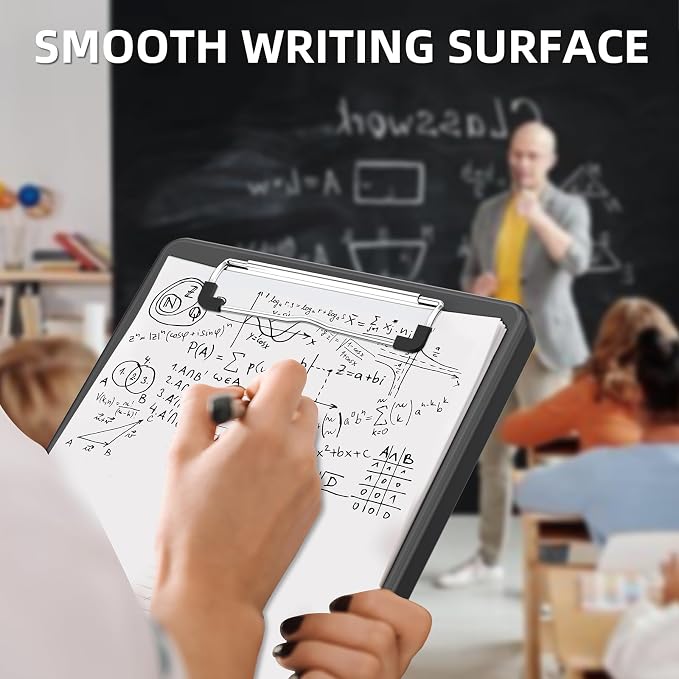 Clipboard with Storage, Plastic Storage Nursing Slim Clipboard with Low Profile - Image 4