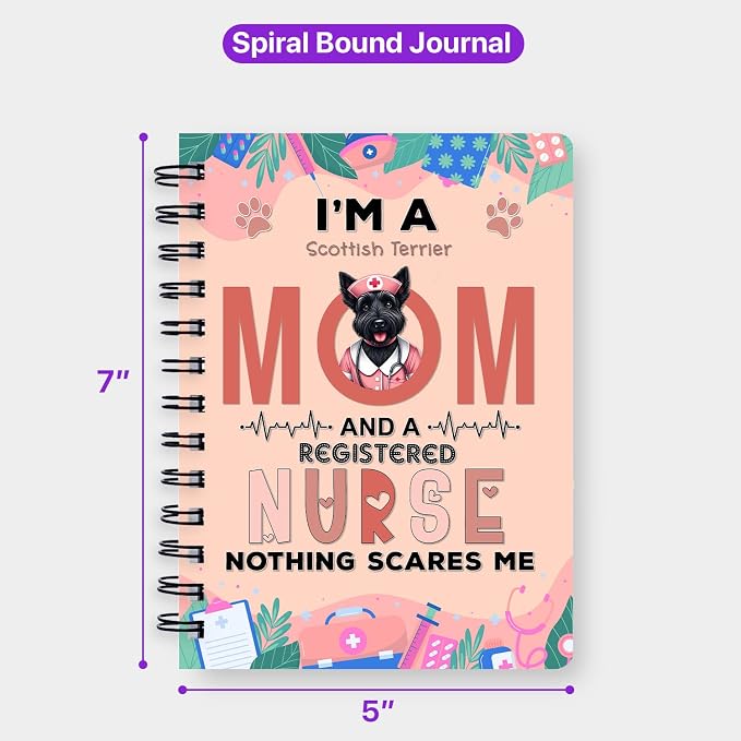 Ninety3POD I'm a Scottish Terrier Mom and a Registered Nurse Nothing Scares Me - Image 5