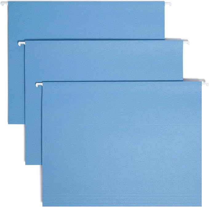 Smead Standard Hanging File Folders, 1/5-Cut Adjustable Tabs, Letter Size by SMEAD