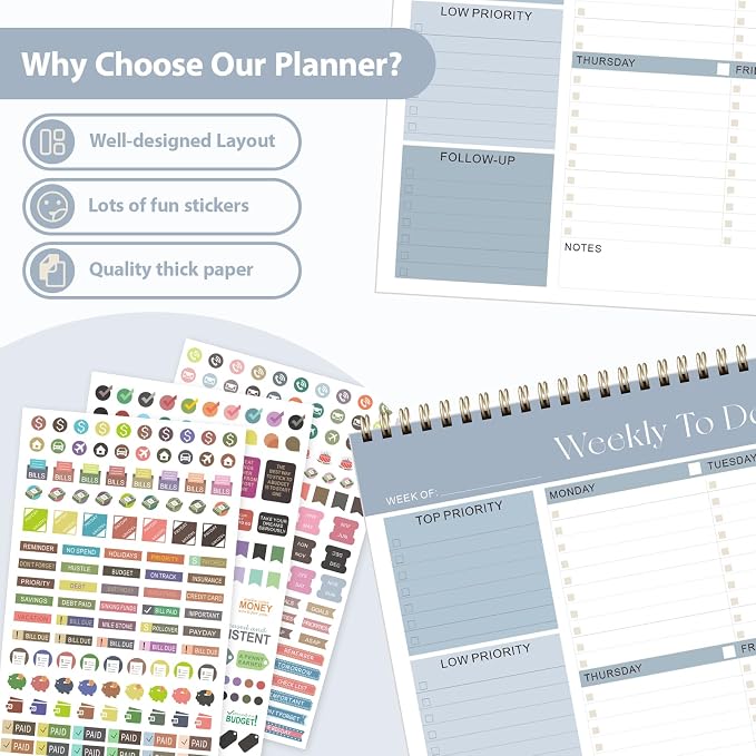 Weekly To Do List Notepad, Undated Planner - Image 6