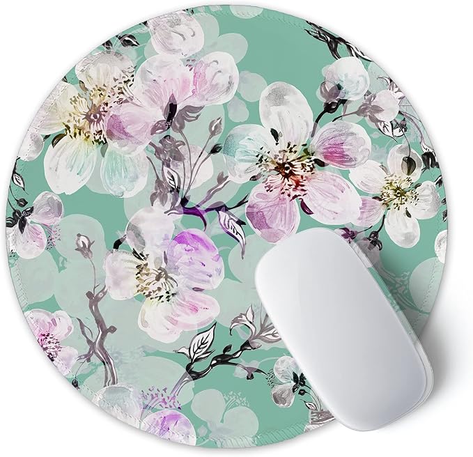 ITNRSIIET Round Mouse Pad with Stitched Edge Premium-Textured Waterproof - Image 2