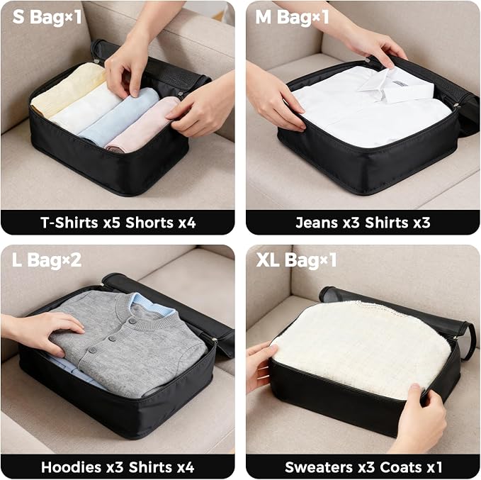 BAGAIL 9 Set Packing Cubes - Image 2