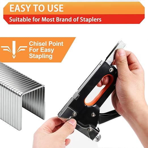 20 Guage 304 Stainless Steel T/50 Staples, 4 Sizes:2688pcs | 5/16" - Image 6