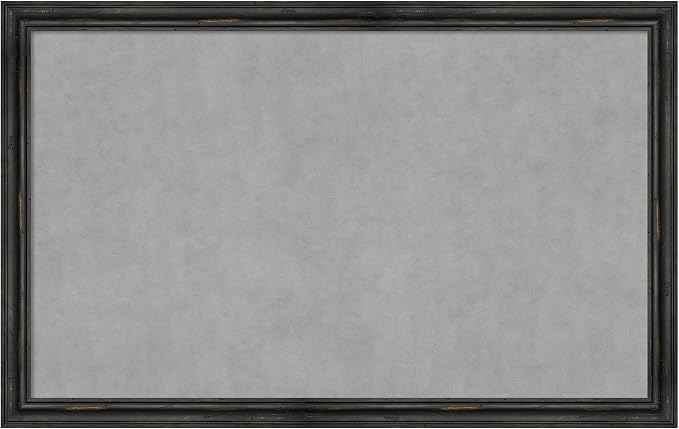 Amanti Art Black Framed Magnetic Board 27x43 Large Vision Board by AmantiArt