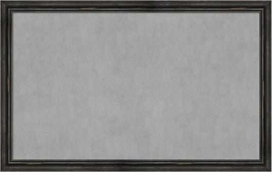 Amanti Art Black Framed Magnetic Board 27x43 Large Vision Board by AmantiArt