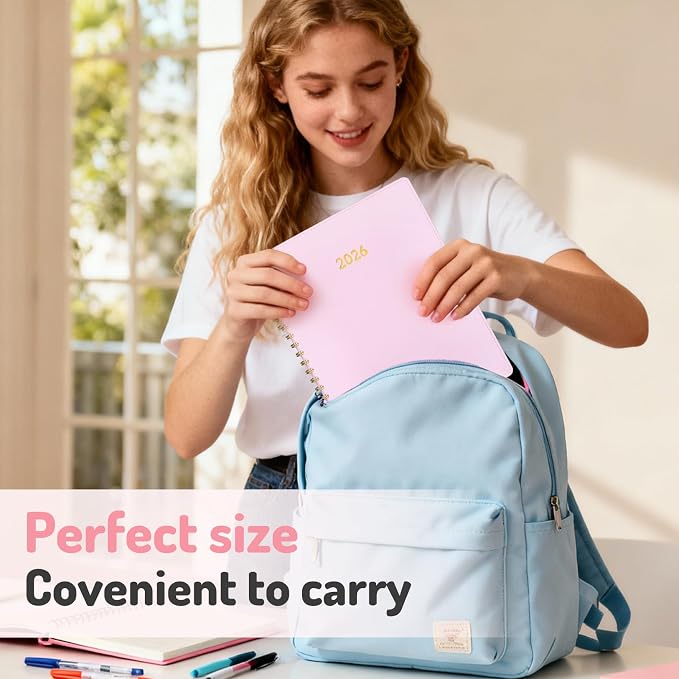 Forvencer 2026 Planner Weekly and Monthly, Jan 2026 -Dec 2026, Vegan Leather - Image 8