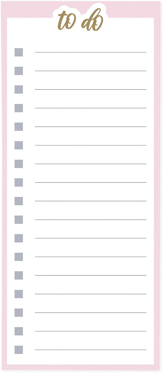 Graphique Magnetic Notepad, 4” x 9.25” x .5” – Front Says, “To Do”, Sticks to by GraphiquedeFrance