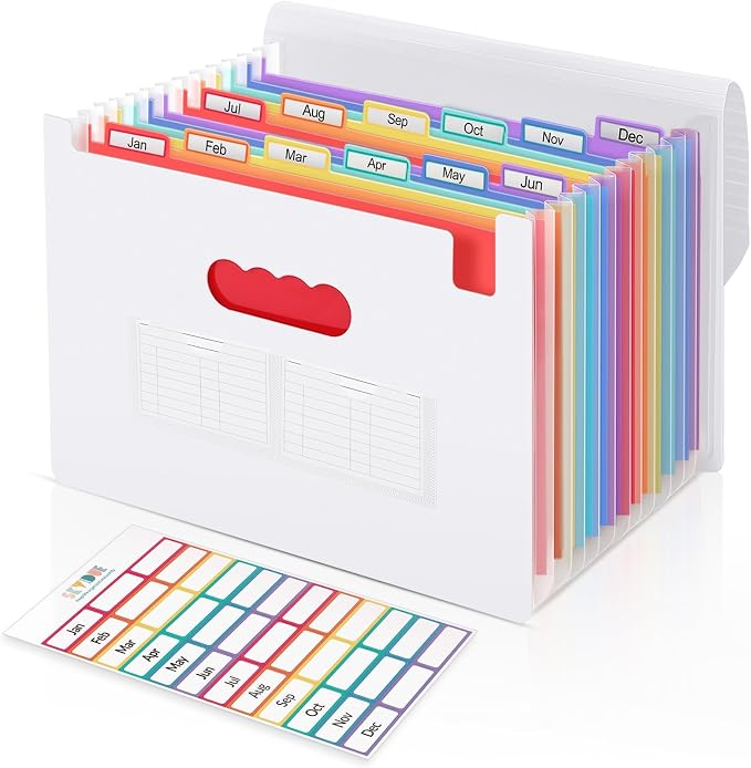 SKYDUE Accordion File Organizer, Expanding File Folder by SKYDUE