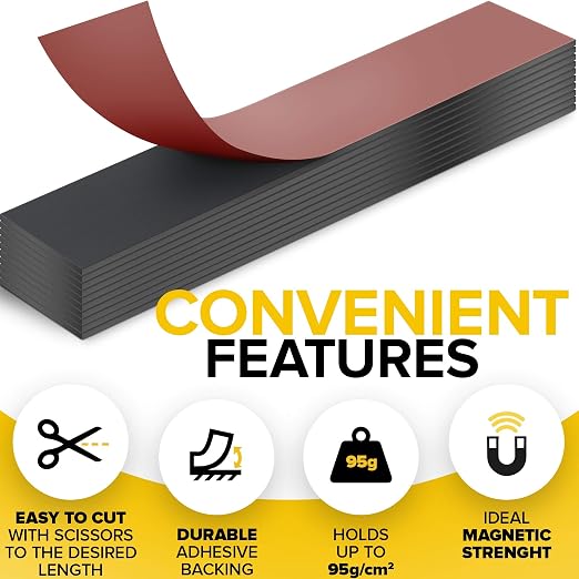 Magnet Strips with Adhesive Backing - Image 2