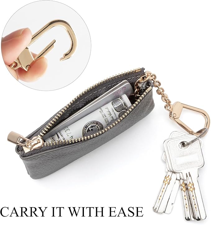Full Grain Leather Coin Purse - Image 6
