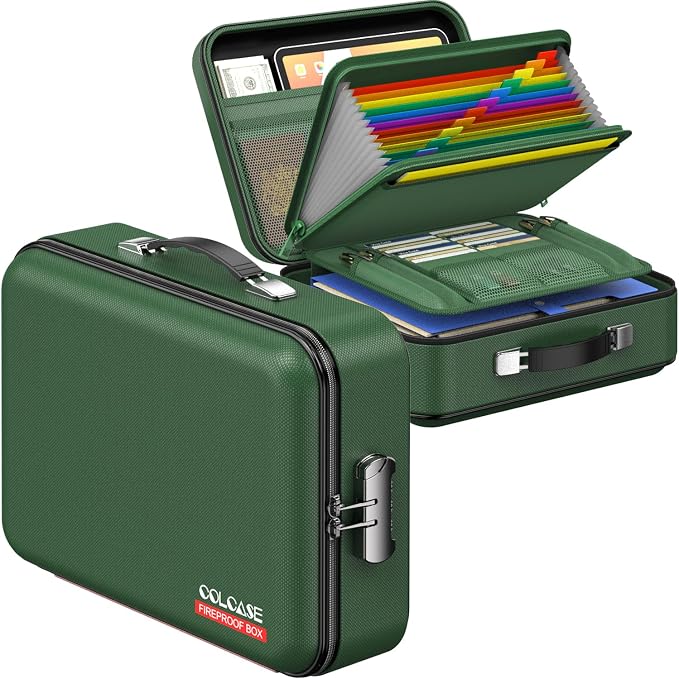 COLCASE Fireproof Document Box - Image 8