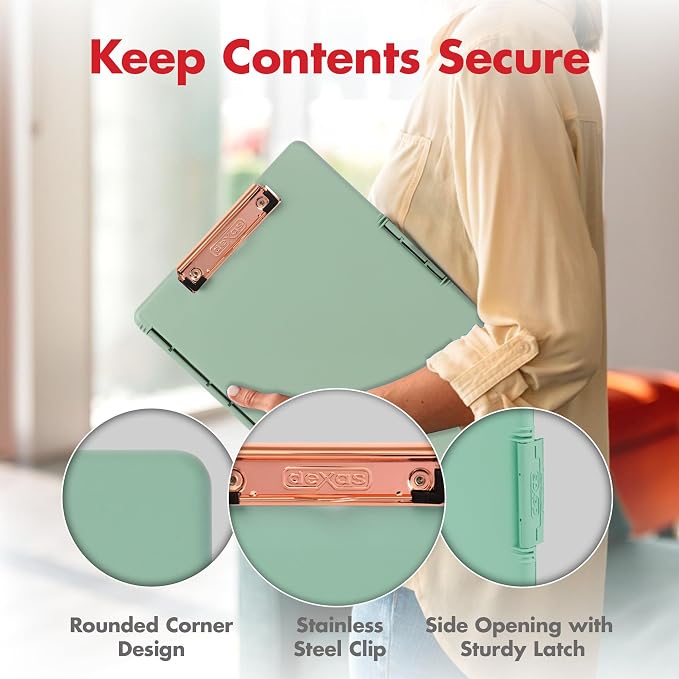 Dexas Slimcase 2 Plastic Clipboard - Image 4