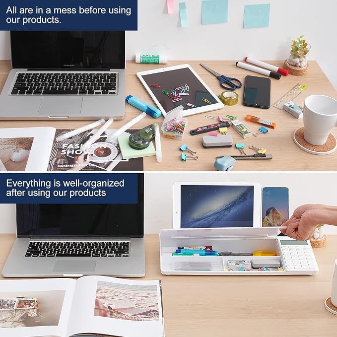 Small Glass Desktop Whiteboard Dry-Erase-Board - Image 3
