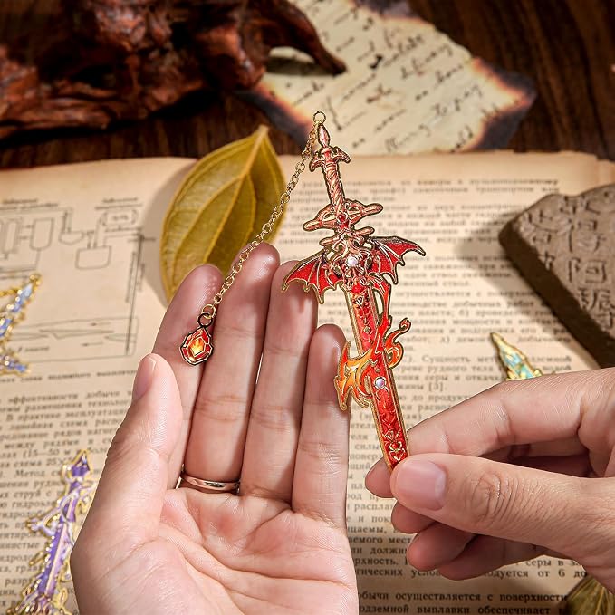12pcs Fantasy Sword Bookmarks for Books, Planners - Image 6