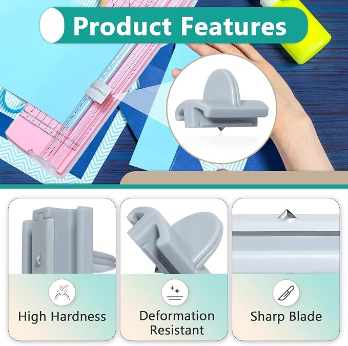 6 Pcs 157400-1001 Paper Trimmers Blades Compatible - Image 5