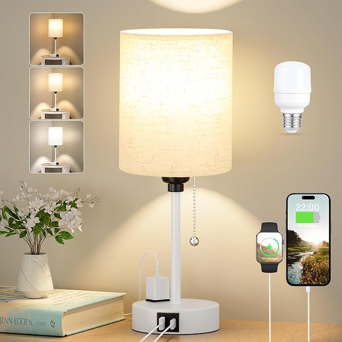 Small Bedside Lamp for Bedroom Nightstand by DicooolDirect