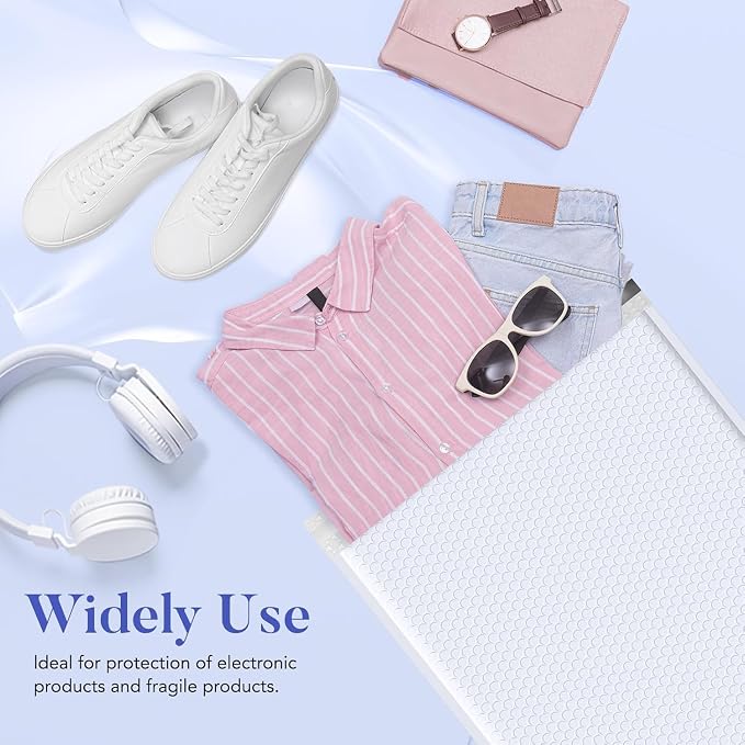 Fuxury Bubble Mailers 14.5x20" 120 Pack White Extra Large Padded Envelopes - Image 5