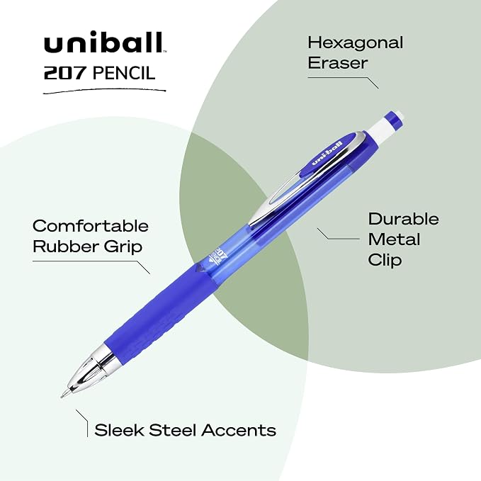 Uniball 207 Mechanical Pencils 4 Pack, 0.5mm - Image 3
