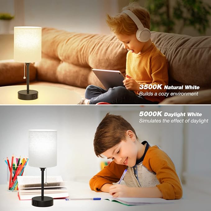 Beige Small Lamps 3 Levels Brightness - Image 8