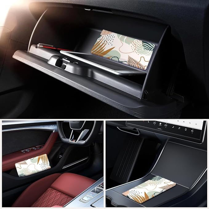 Car Registration and Insurance Holder，Colour Patterns Men Women Car License - Image 7