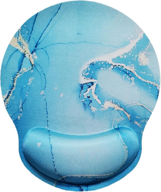 Mouse Pad with Wrist Support, Ergonomic Mouse Pad with Memory Foam Wrist Rest by LIZPARE