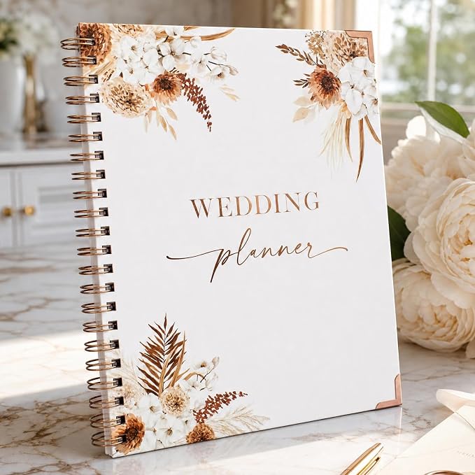 Beautiful Boho Wedding Planner Book and Organizer - Image 9
