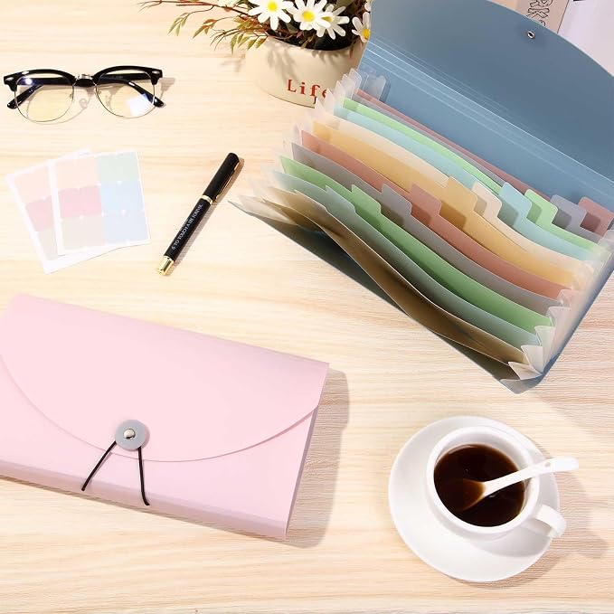 Harloon 2 Pack 13 Pockets Expanding File Folder and Cover Folder - Image 7