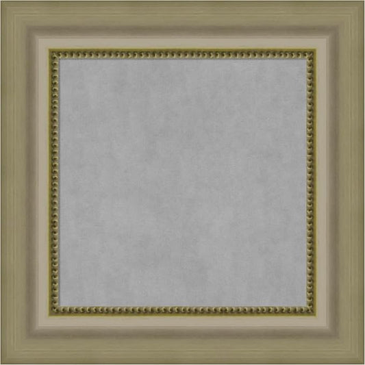Amanti Art Silver Framed Magnetic Board 17x17 X-Small Vision Board by AmantiArt