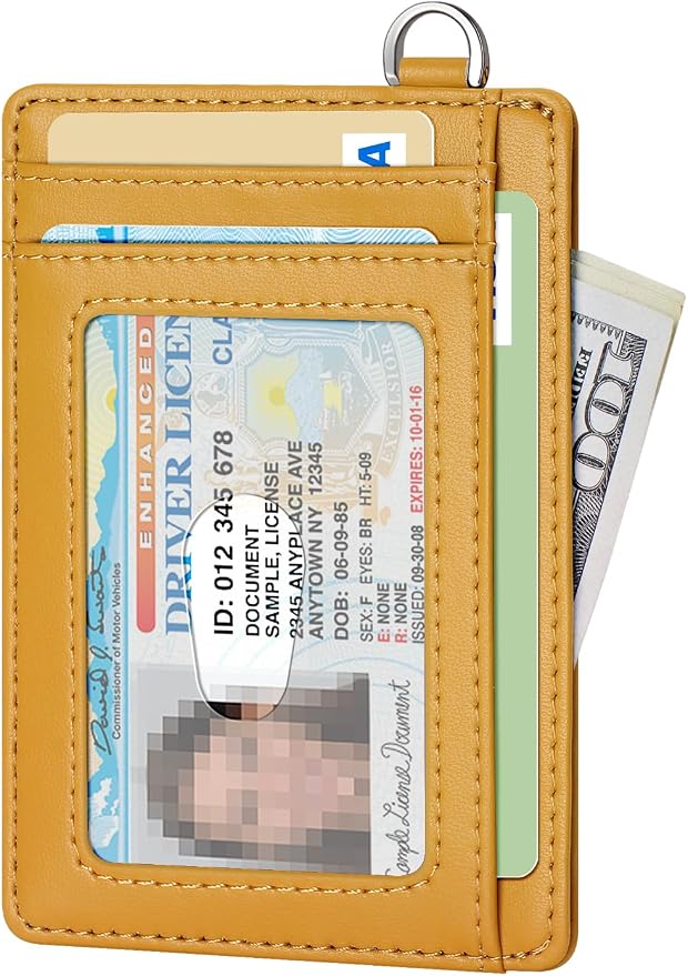 FurArt Slim Minimalist Wallet RFID Credit Card Holder - Image 2