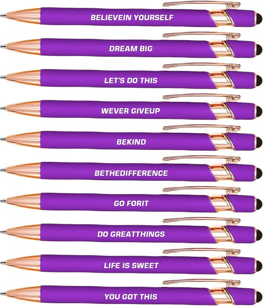 CRME Best Inspirational Pen Set Assorted Colors/Pens by Unknown