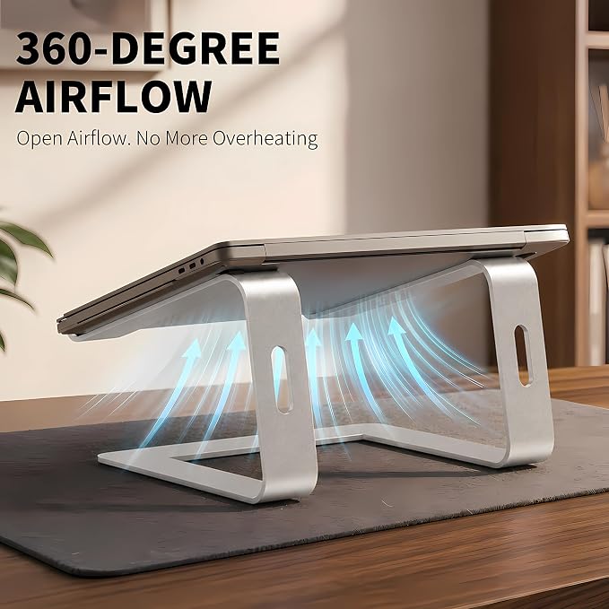 Orionstar Ergonomic Laptop Stand, Premium 5mm Aluminum Riser - Image 3