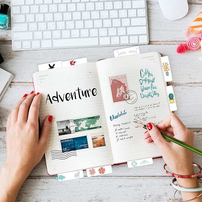 Sticky Index Tabs Page Marker Pop-up Page Flags Notes Tabs, 1.6 x 2 Inch, White (400 Pieces)-DeskLoop Office