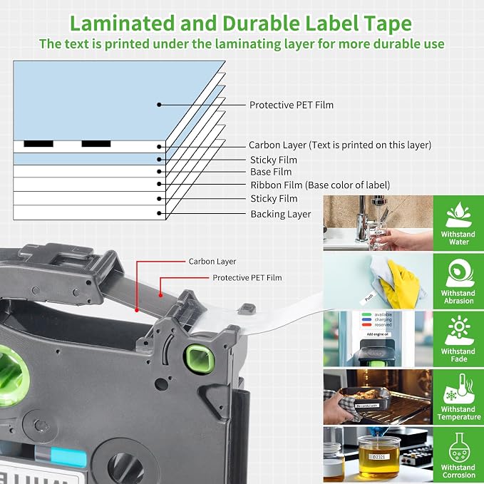 Labelife TZe-221 TZe221 Replacement - Image 3