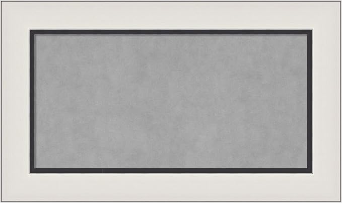 Amanti Art Silver Framed Magnetic Board 18x30 Small Vision Board by AmantiArt