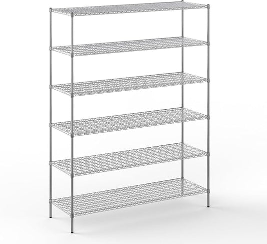 Regal Altair 24" Deep x 72" Wide x 96" Height Wire Shelving Kit | 6-Tier | NSF by Regal+Altair