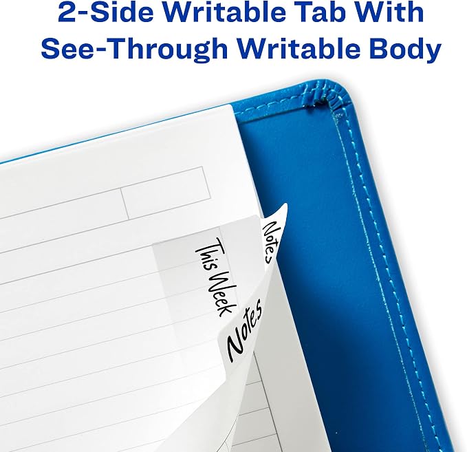 Avery Multiuse Ultra Tabs, 2-Side Writable, 24 Repositionable Tabs - Image 5