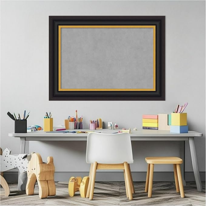 Amanti Art Black Framed Magnetic Board 22x30 Medium Vision Board - Image 5