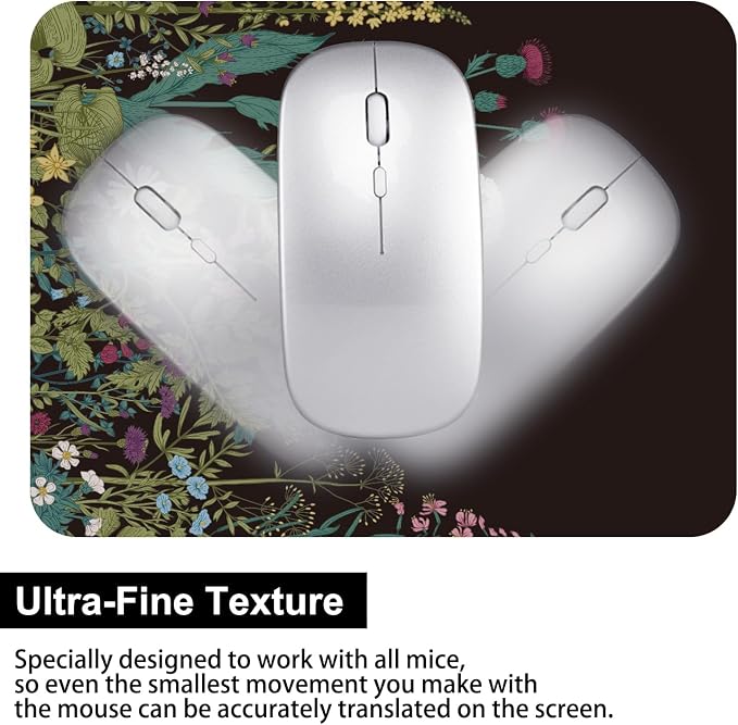 Small Mouse Pad 6 x 8 Inch, Audimi Mini Mouse Pad Thick - Image 6