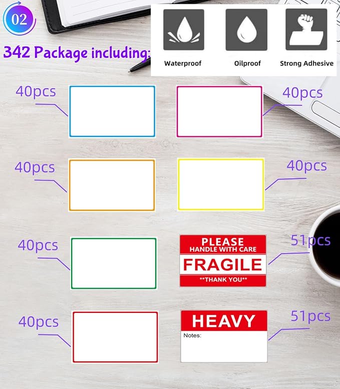 5" x 3" Large Moving Labels for Home Packing Box Label - Image 3
