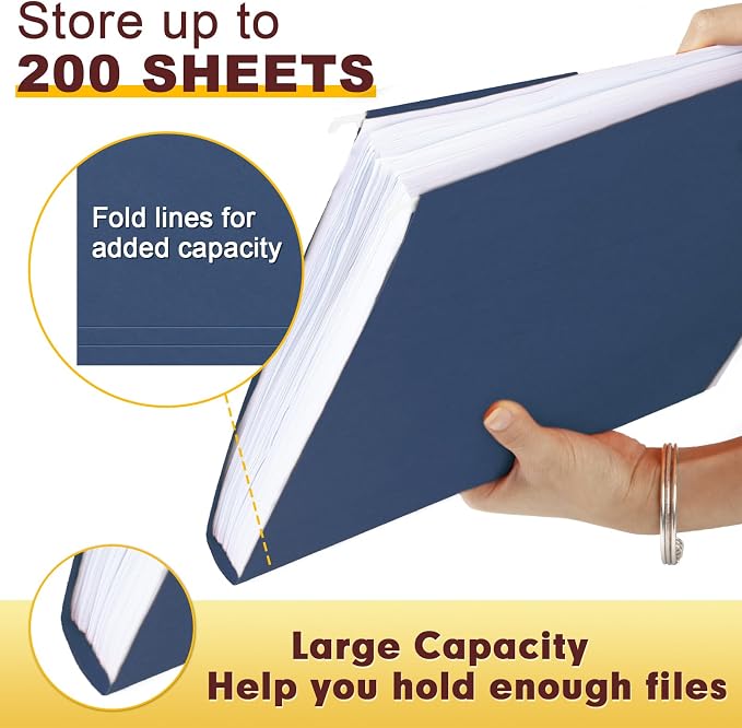 HERKKA Hanging File Folders, 30 Pack Reinforced Letter Size Hanging Folders - Image 6