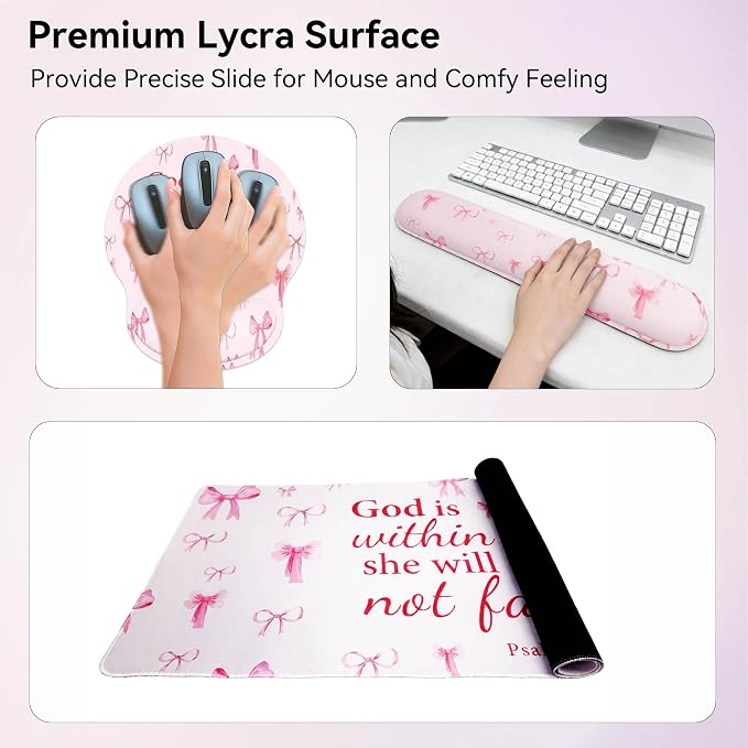 Desk Mat Set + Keyboard and Mouse Pad - Image 4