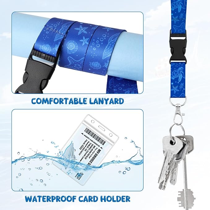 6 Pack Lanyards for Cruise Ship Cards - Image 5