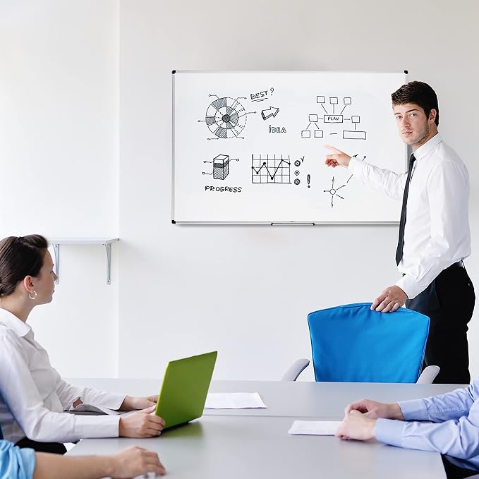 Amazon Basics Large Magnetic Dry Erase Whiteboard - Image 6