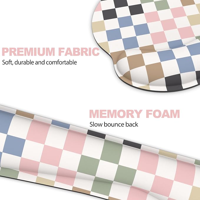 Ergonomic Mouse Pad with Wrist Rest and Keyboard Wrist Rest, Mousepad and Wrist - Image 3