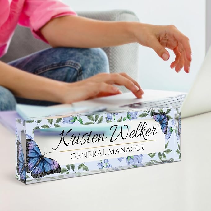 Personalized Office Name Plate for Desk - Image 3
