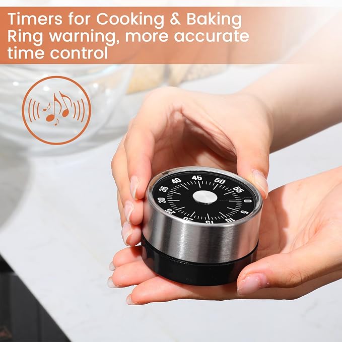 6 Pcs 60 Minute Visual Kitchen Timer Small Classroom Timers - Image 3