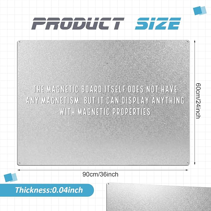 Ireer Magnetic Board Steel Magnet Bulletin Boards - Image 2